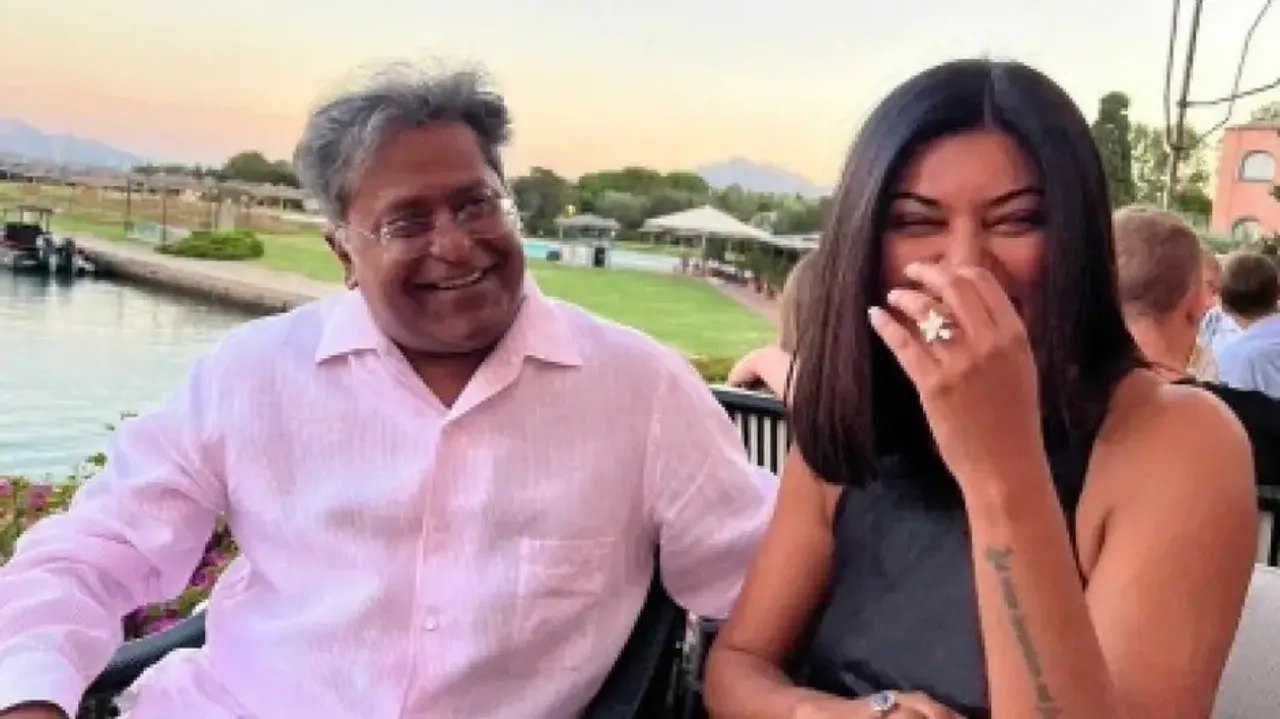 Lalit Modi with Sushmita
