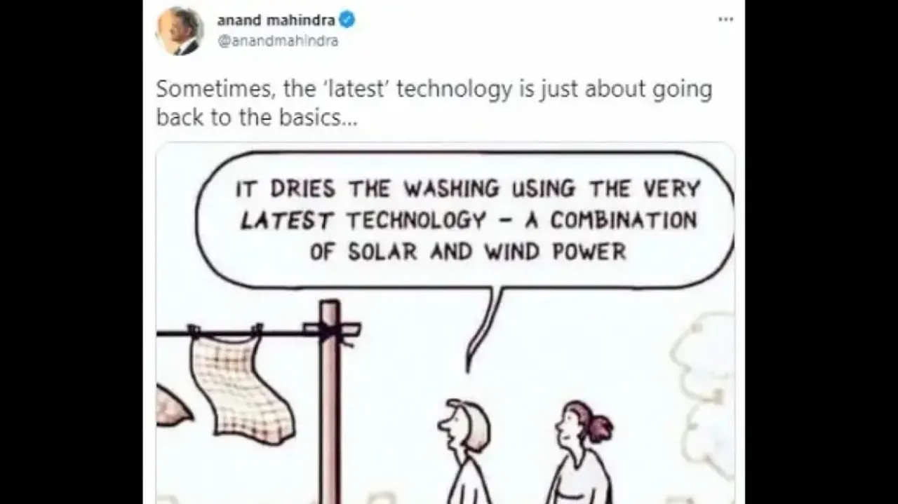 Anand Mahindra' tweet