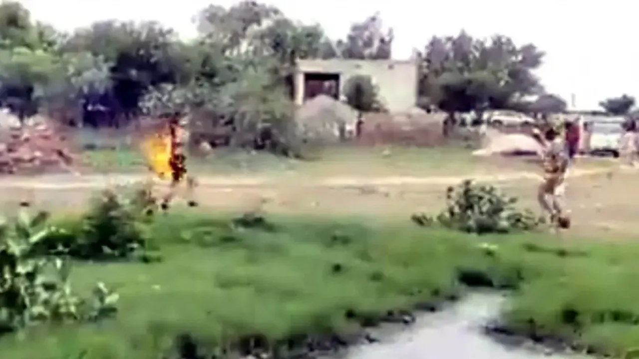 Saint attempts self-immolation against illegal mining; internet suspended