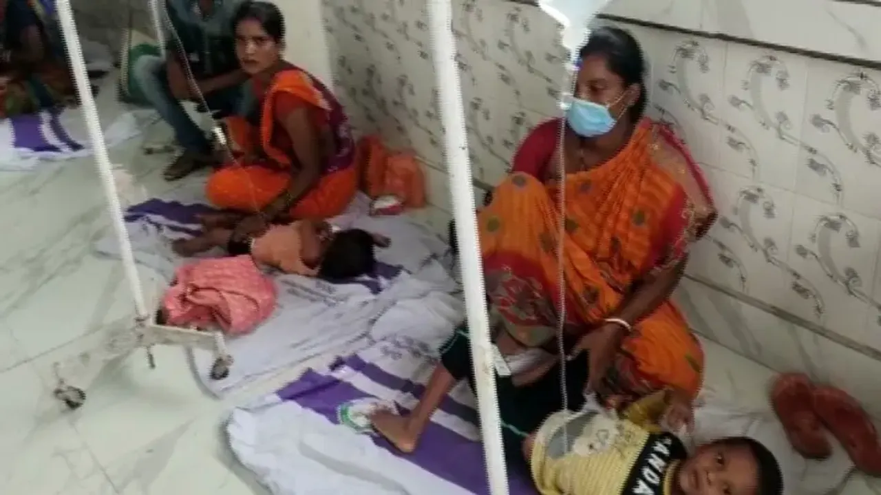The children under treatment 
