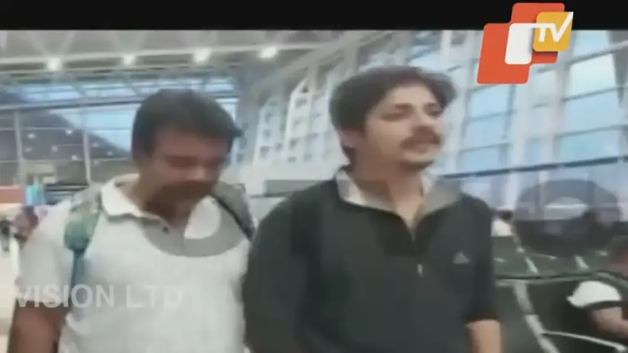 Babushaan at Chennai airport