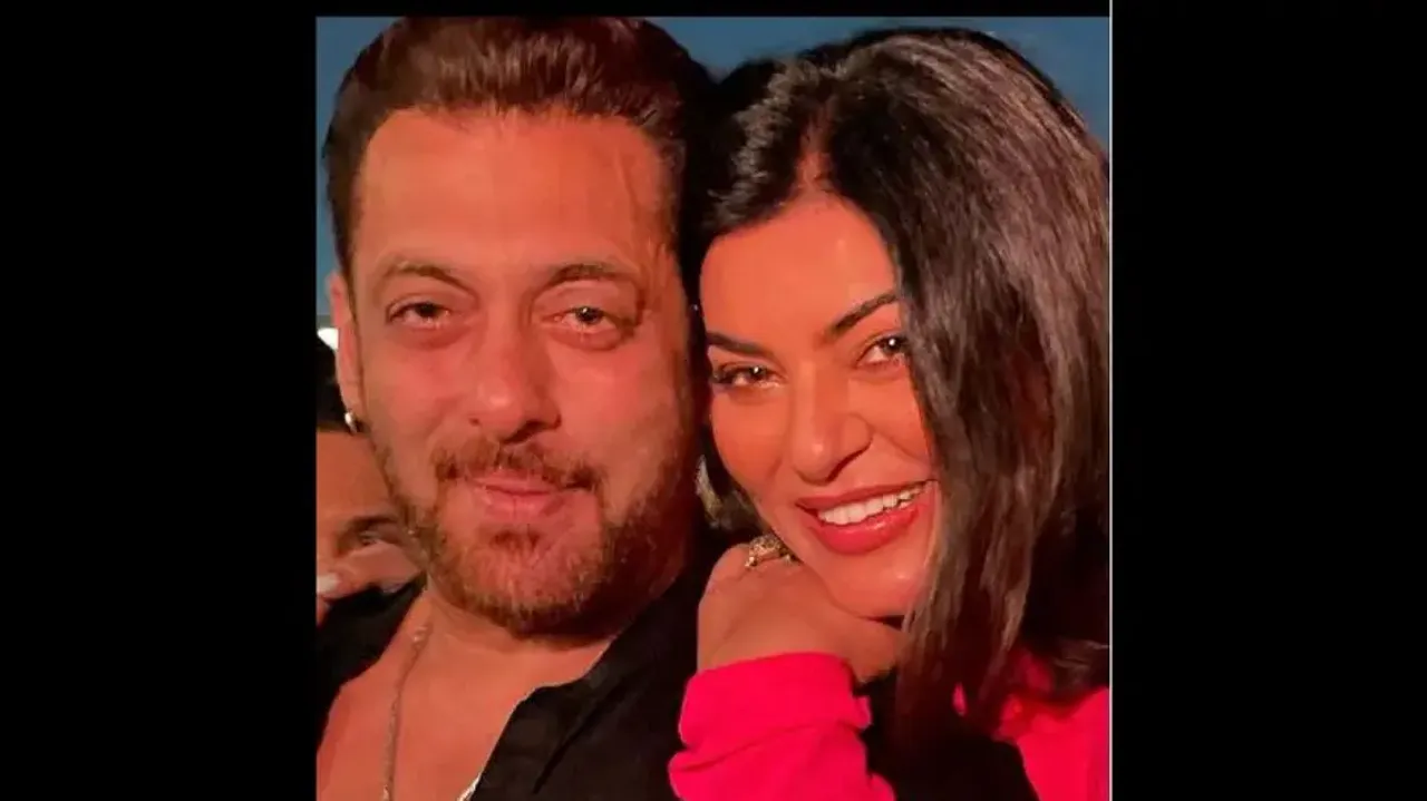 Sushmita with Salman Khan