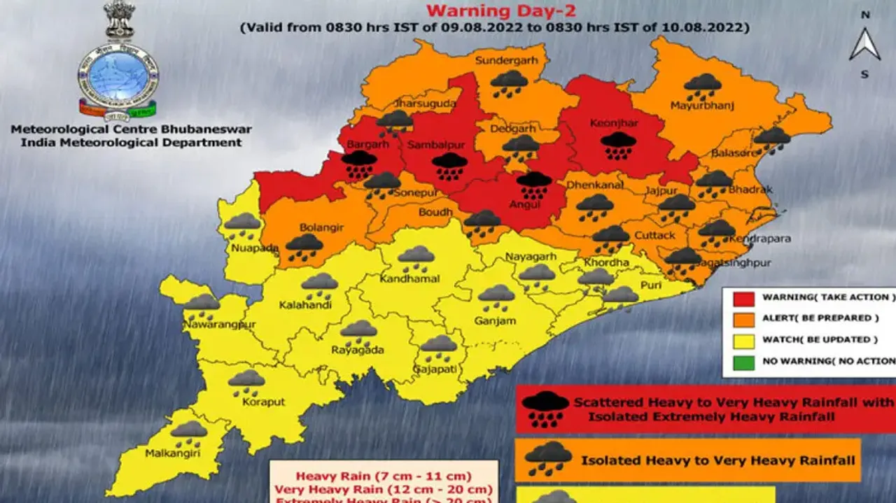 Red Warning For Heavy Rainfall