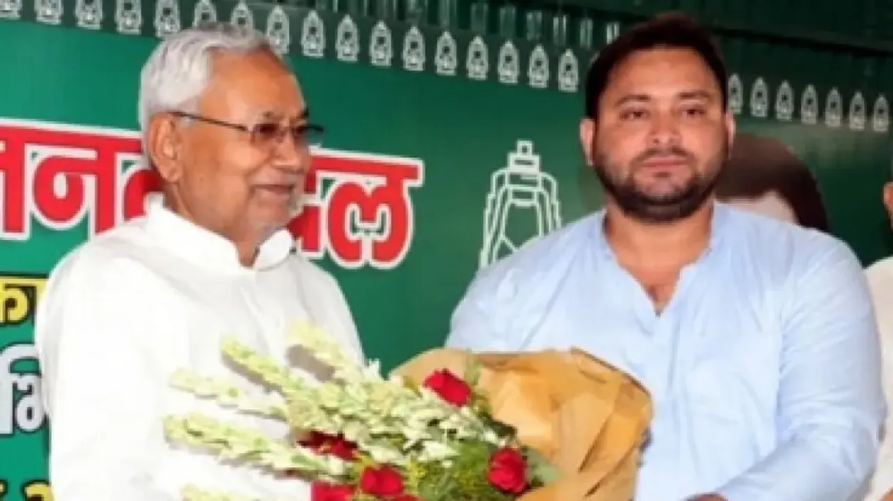 Nitish, Tejashwi Yadav go to Raj Bhavan to stake claim for new government