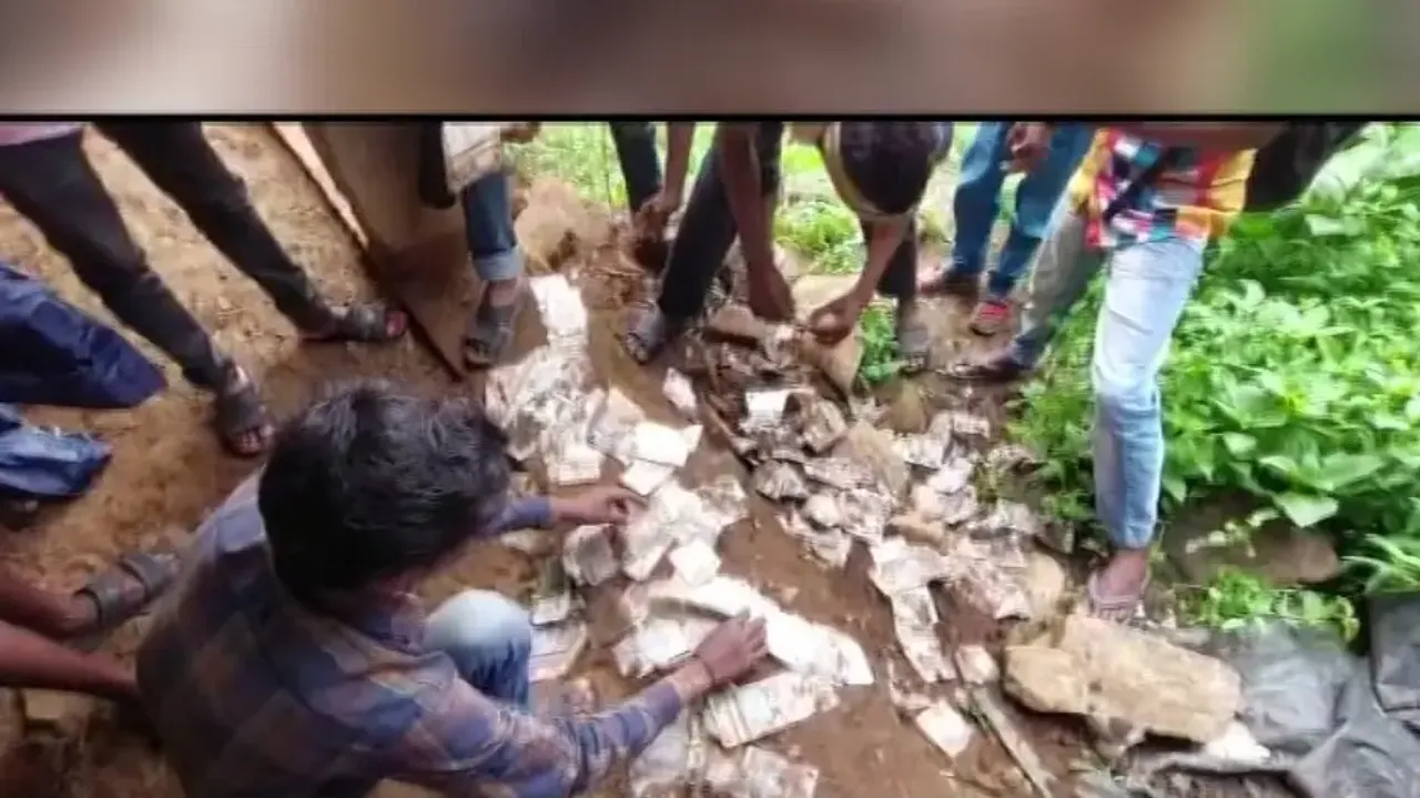 Hundreds of Aadhaar cards buried 