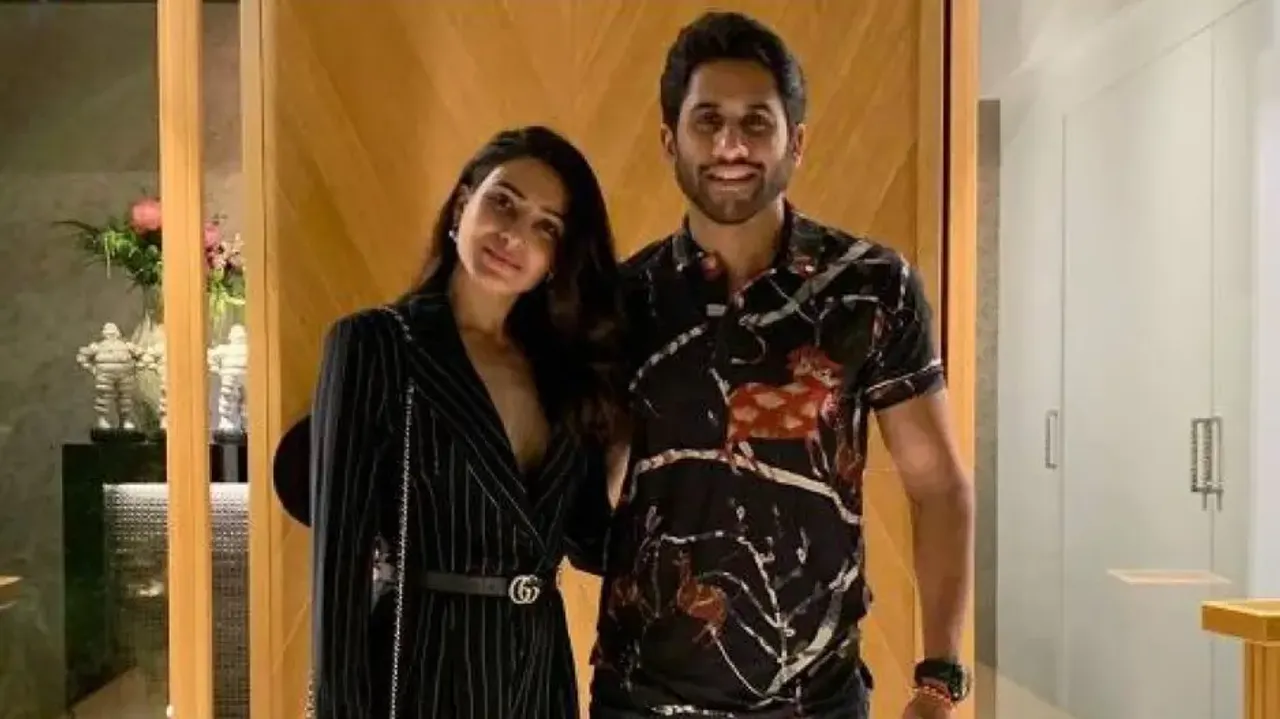Chay with ex-wife Samantha