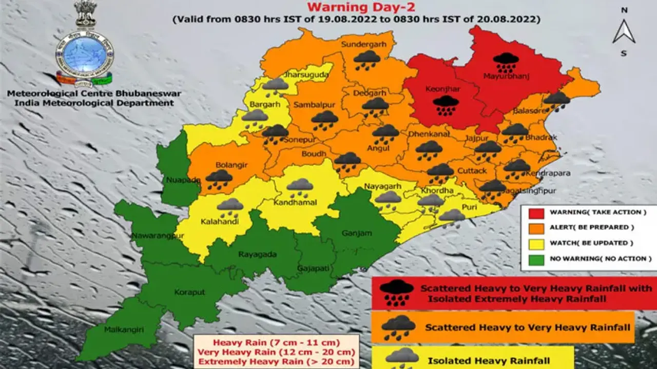 Red Warning For Heavy Rainfall