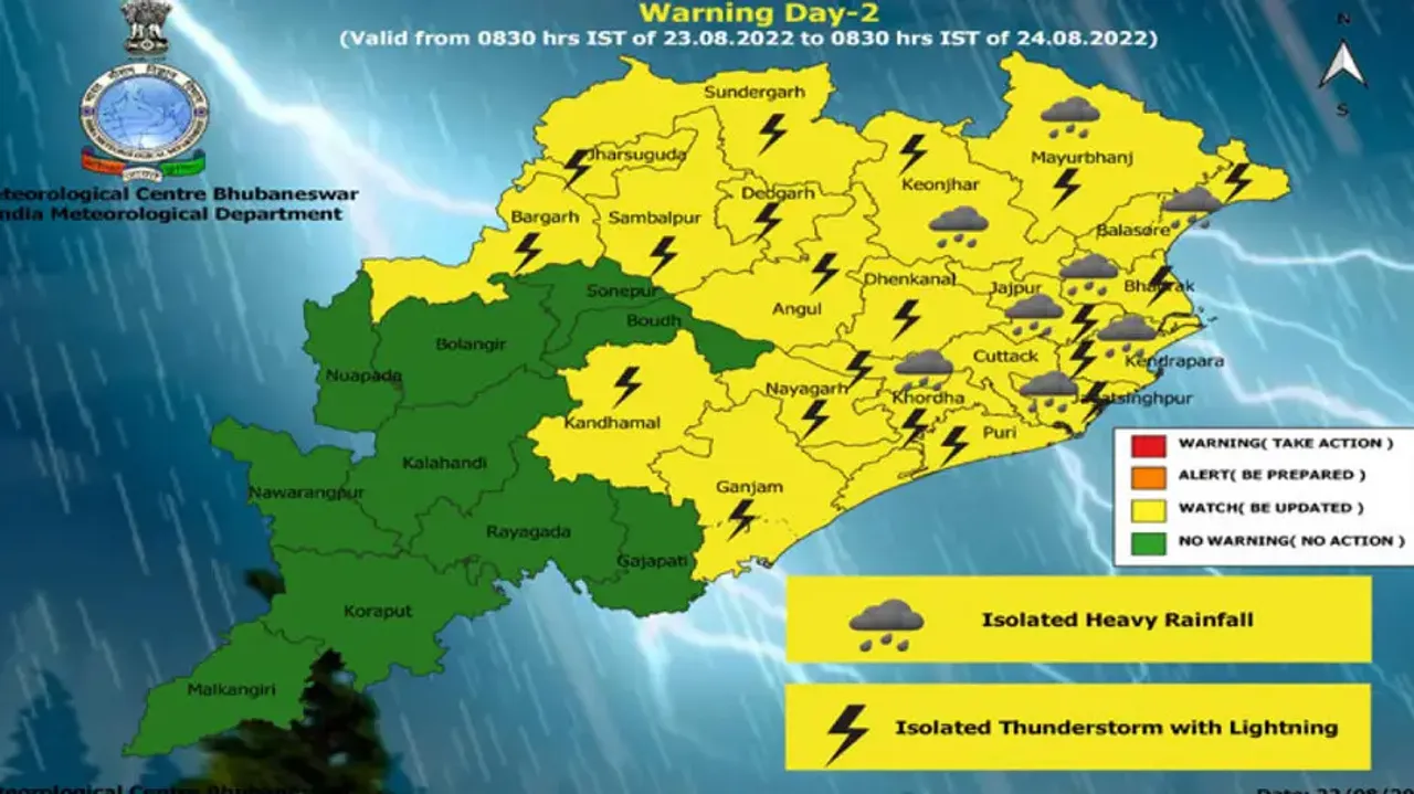 Yellow Warning For Heavy Rainfall