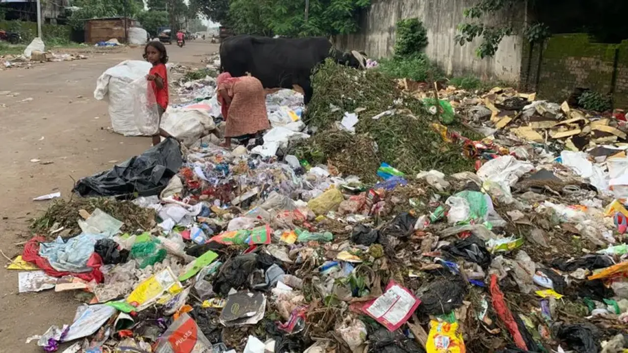 Garbage dump in capital city Bhubaneswar