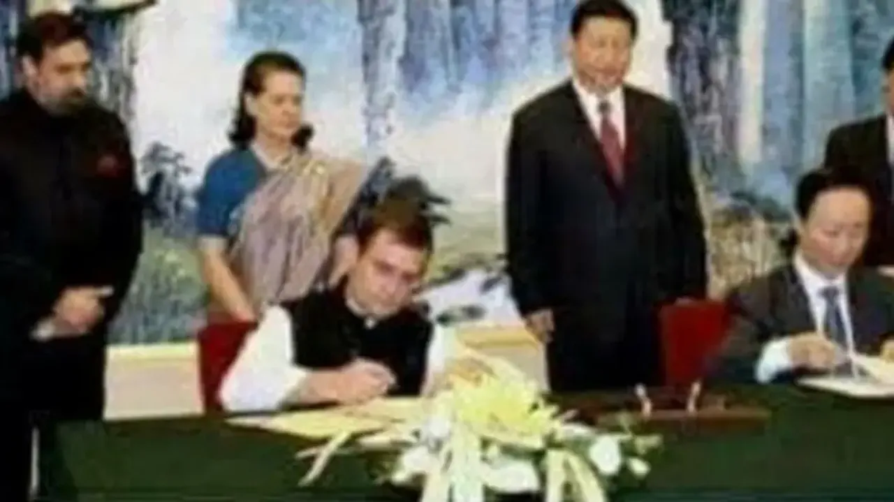 Rahul Gandhi, XI Jinping, Sonia Gandhi