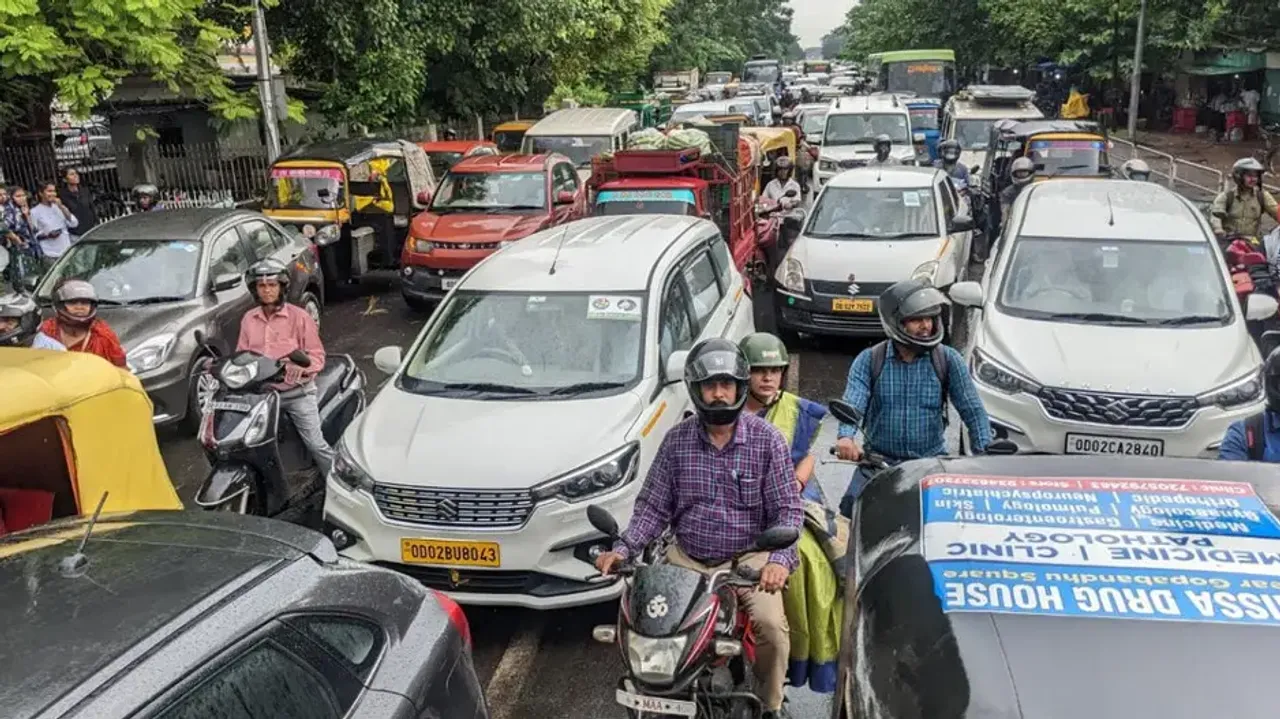 Bhubaneswar Traffic Jam