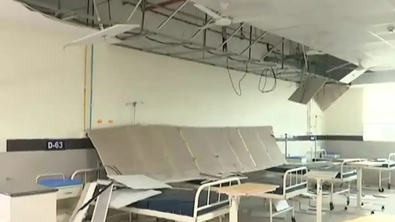 Ceiling slabs collapse in MKCG hospital 