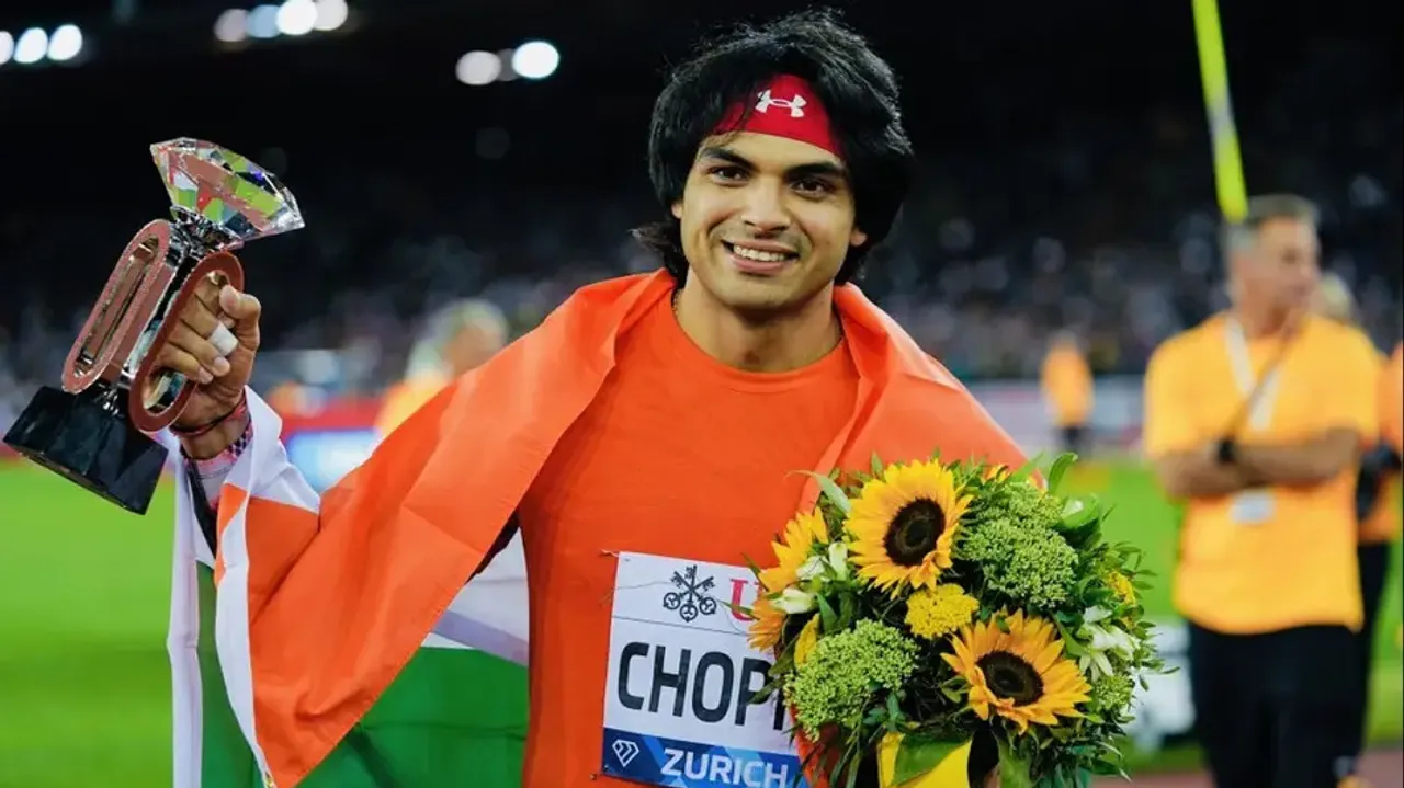 Neeraj Chopra Lifts Diamond League Trophy