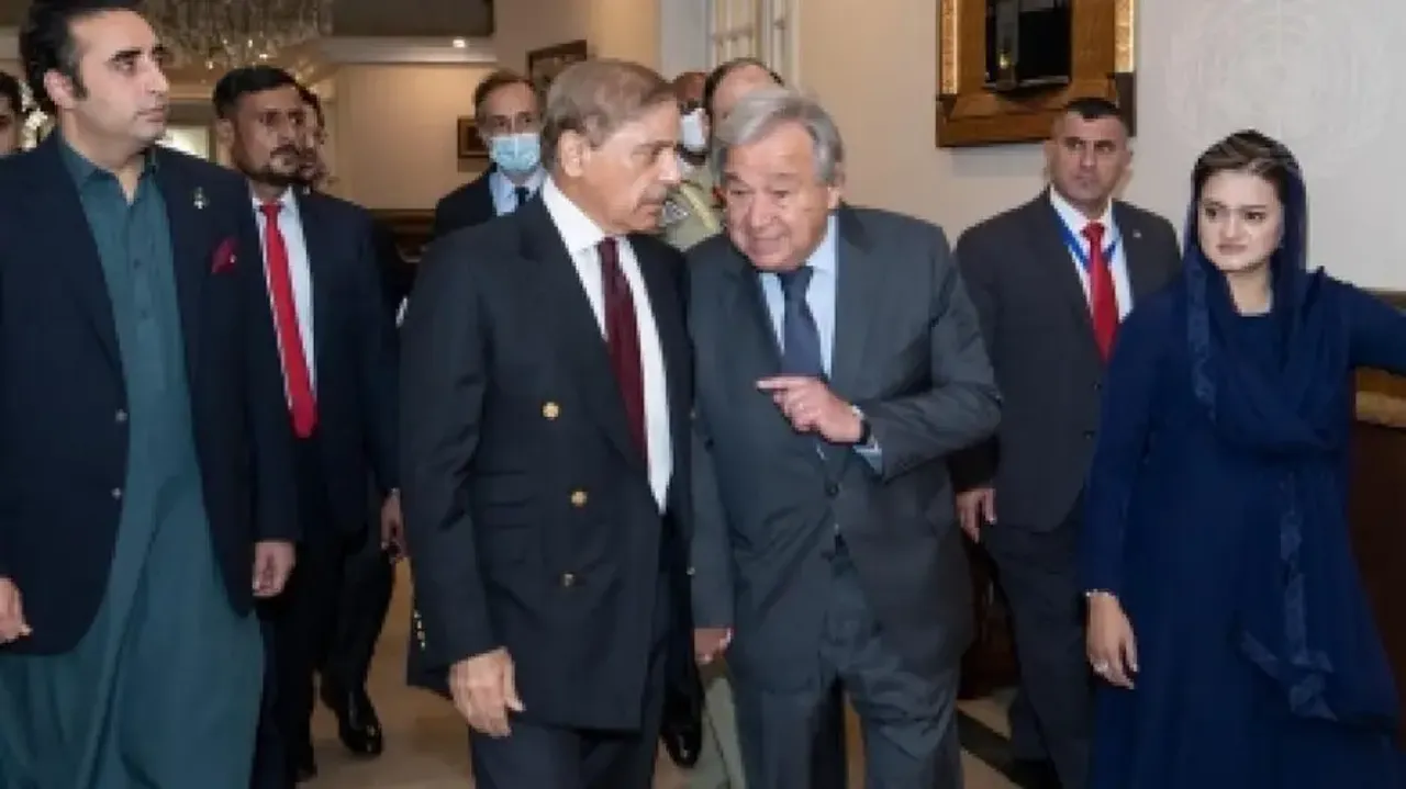 Guterres calls for massive int'l support for flood-hit Pakistan