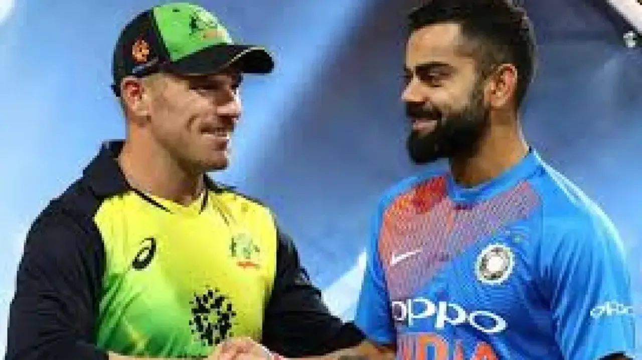 Aaron Finch and Vriat Kohli
