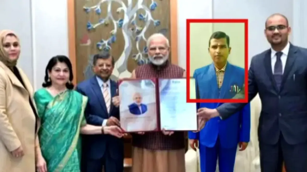 Conman dupes people of Rs 32 lakh by showing doctored images with PM Modi