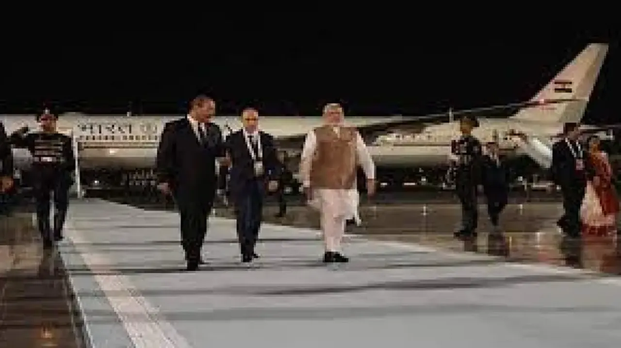 PM Modi Lands in Samarkand
