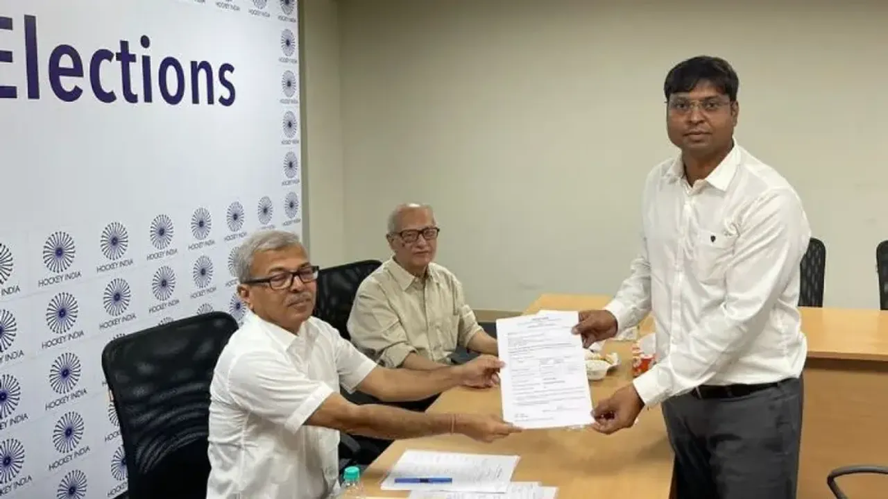 Dilip Tirkey files nomination 
