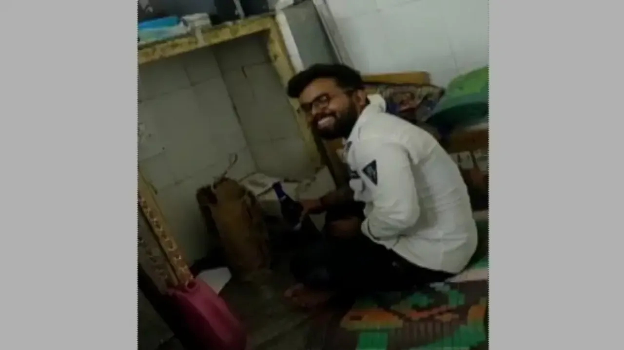 SCB drinking viral video: Lift operator put under suspension, vigil stepped up