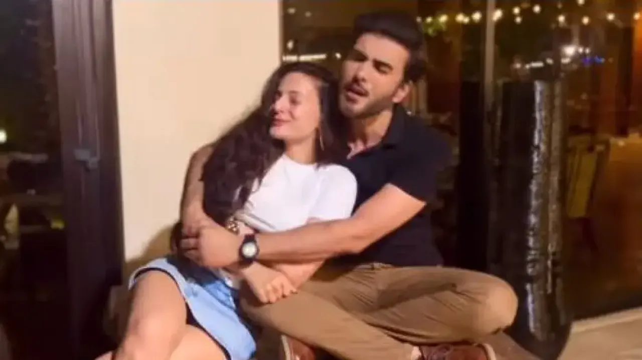 Imran Abbas with Ameesha Patel