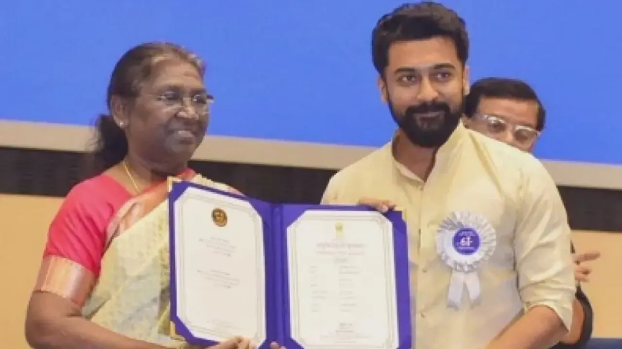 Actor Suriya Receives National Award