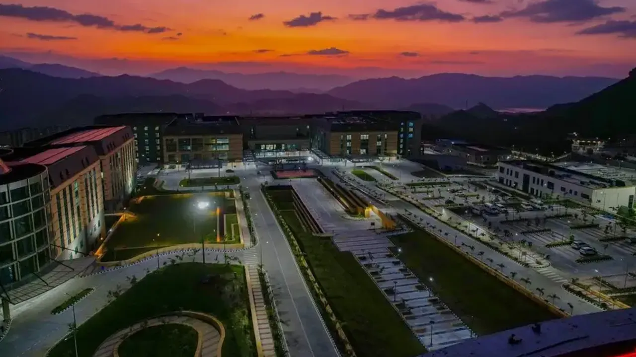 Aerial view of AIIMS Bilaspur