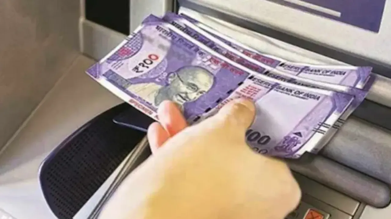 Withdrawal of cash from ATM
