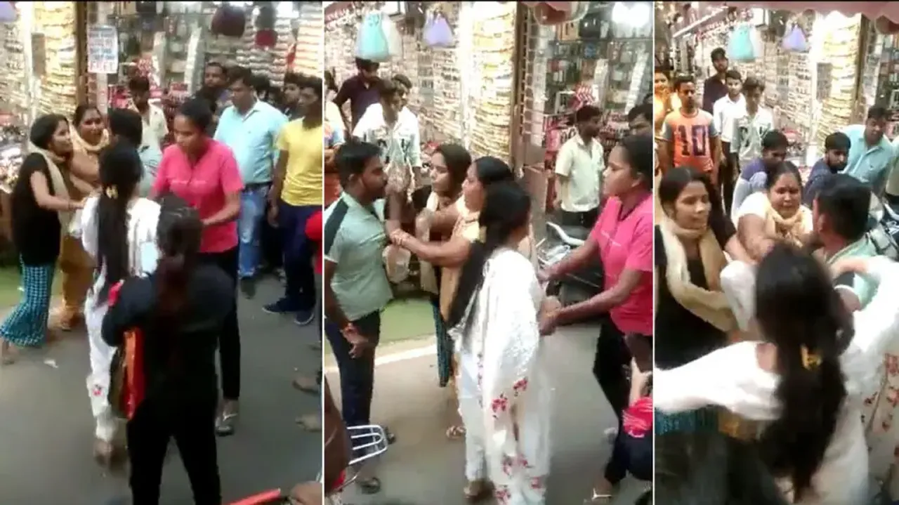 Man caught with girlfriend by wife during Karwa Chauth shopping, thrashed in public