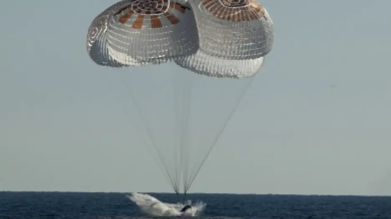 Astronauts aboard SpaceX spacecraft safely splash down on Earth