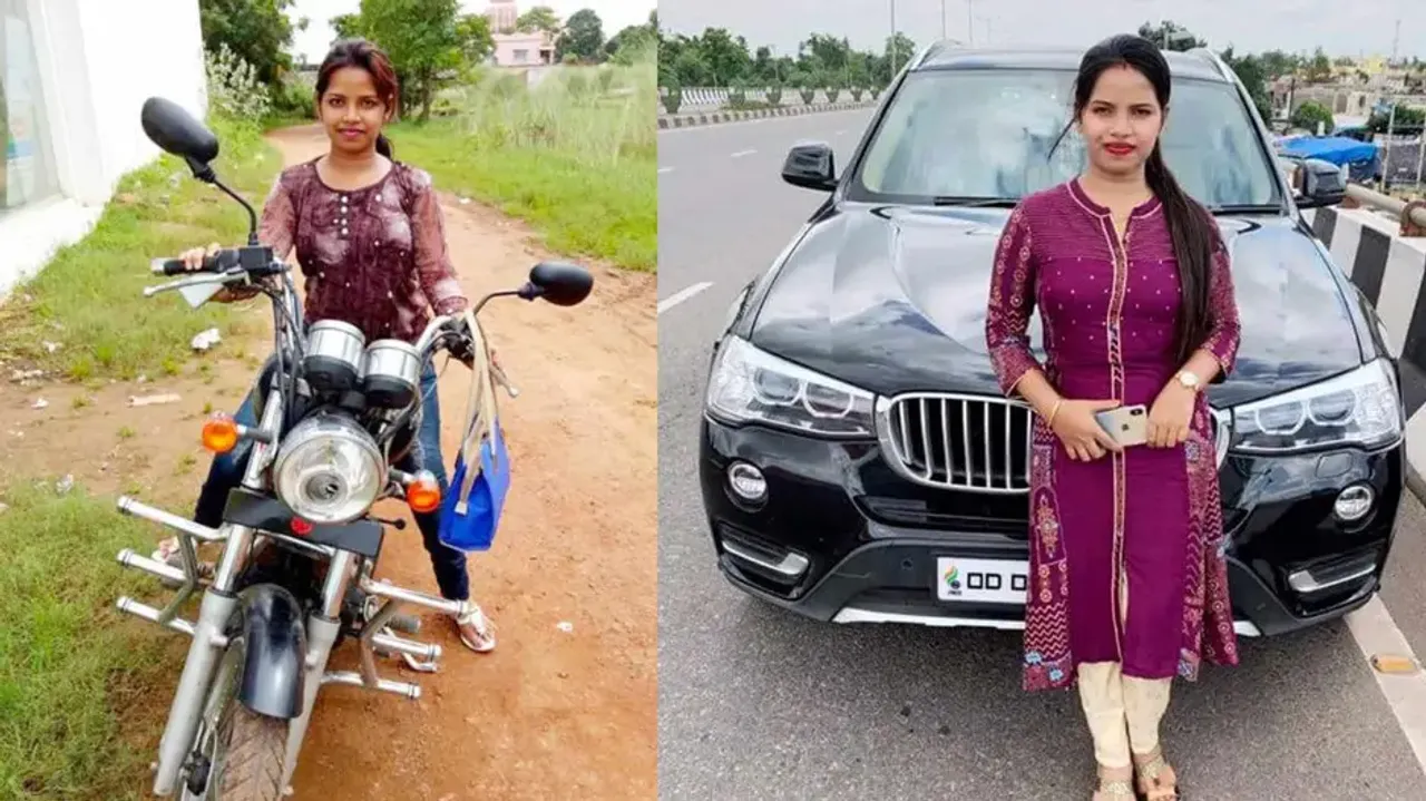 Lady blackmailer Archana Nag in Bhubaneswar