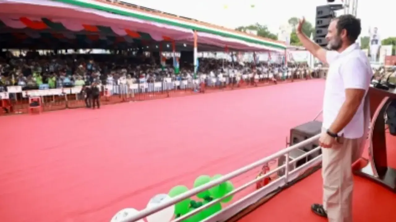 Rahul Gandhi At Bharat Jodo Yatra In Ballary, Karnataka