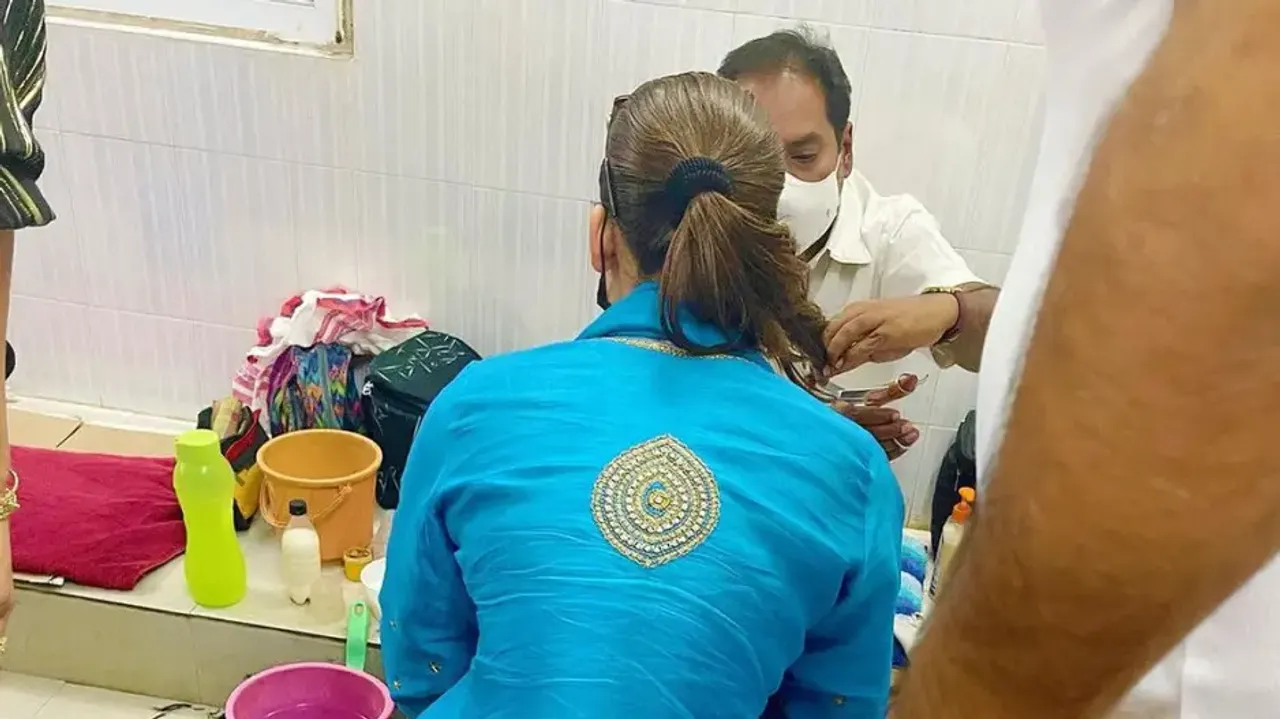 Urvashi Rautela chopped her hair