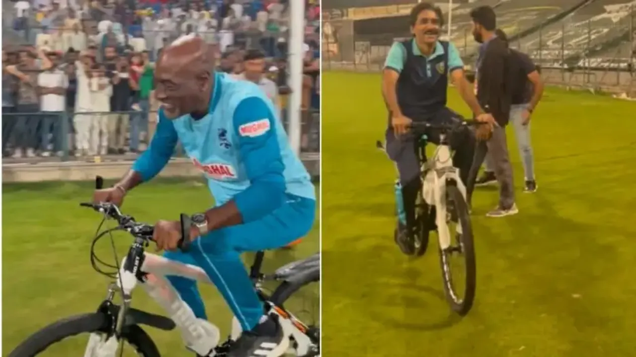 Vivian Richards and Javed Miandad
