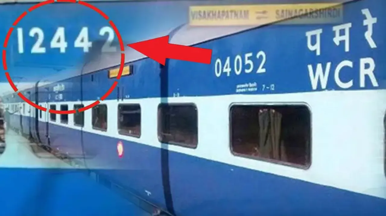 Know the meanings of numbers written on train coaches 