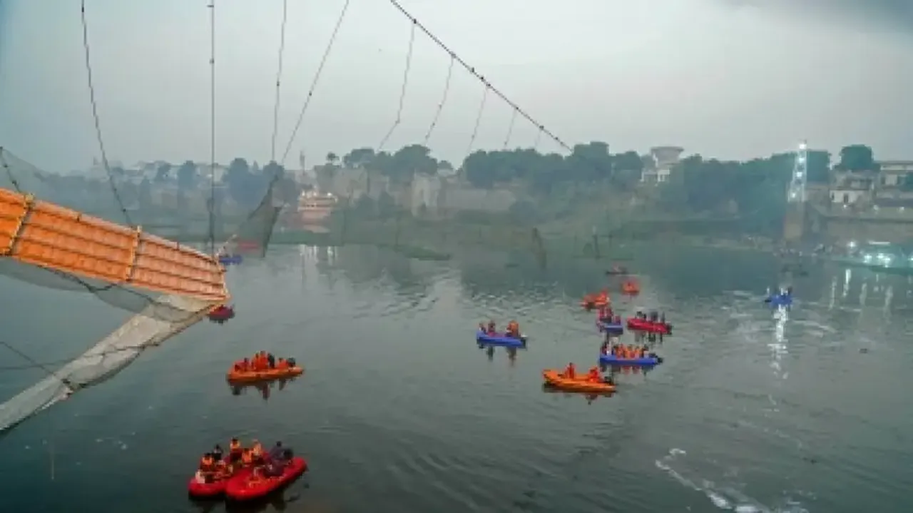 Morbi bridge collapse aftermath