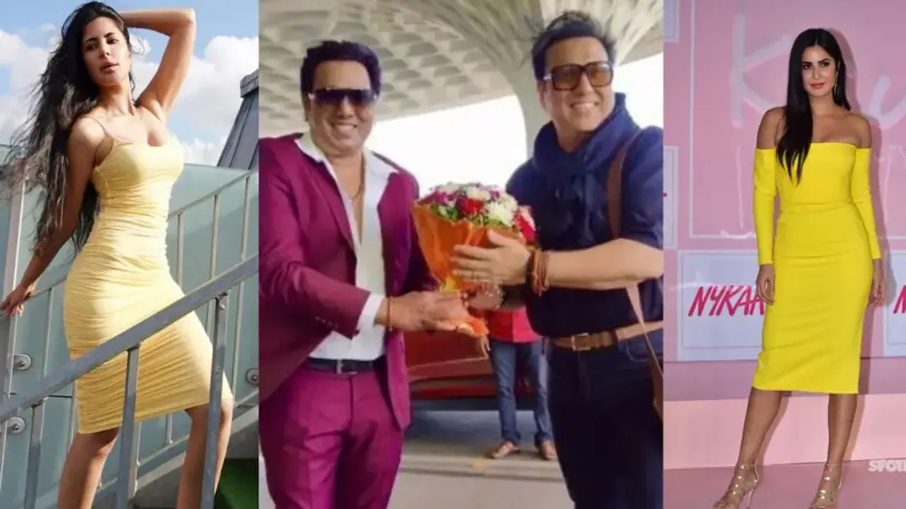 Can you identify the real Govinda and Katrina Kaif?