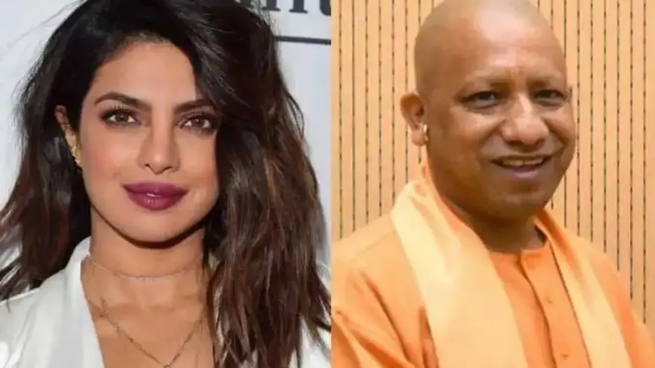 Priyanka Chopra and UP CM Yogi Adityanath