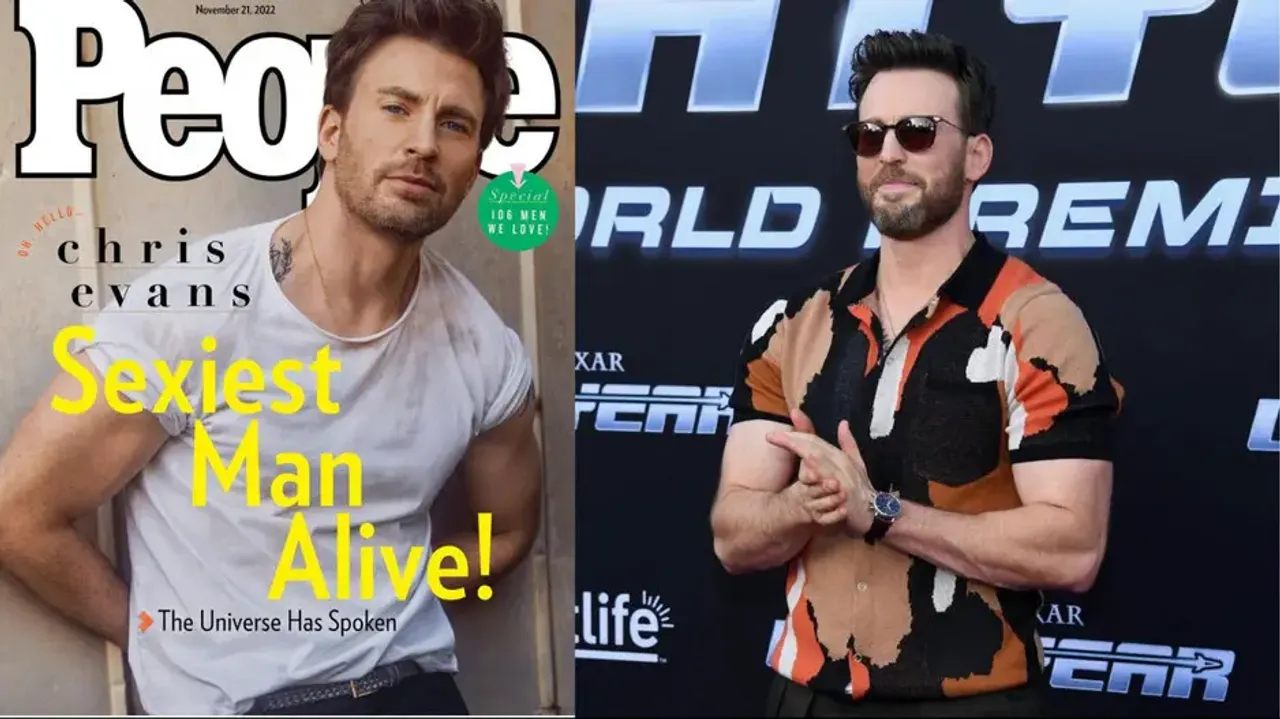Chris Evans as Sexiest man alive