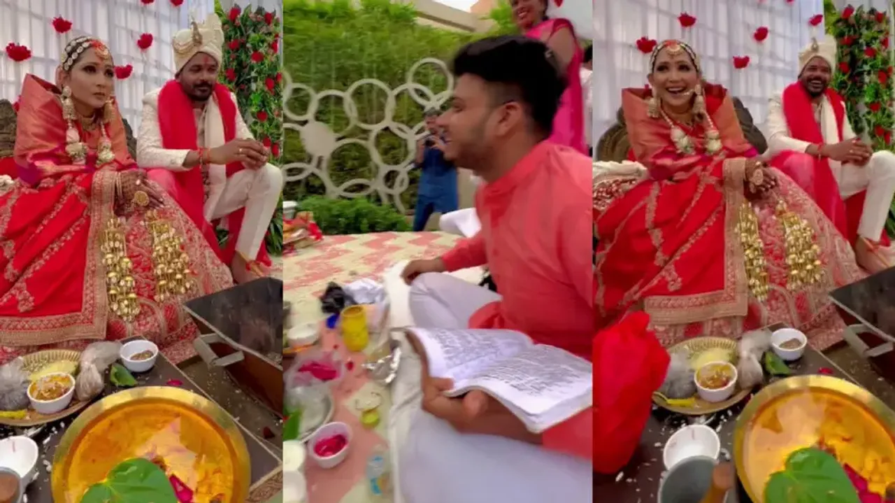 Panditji turns wedding mandap into laughter stage for bride and groom