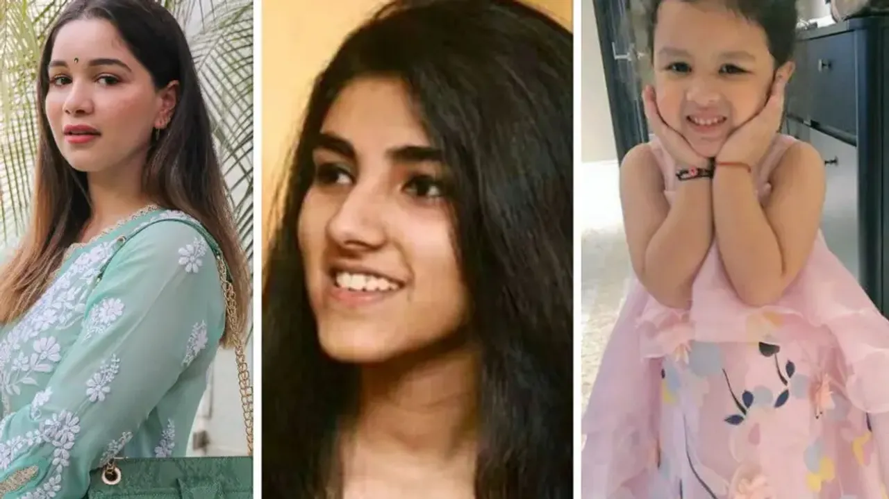 Sara Tendulkar, Sana Ganguly, Jiva Dhoni