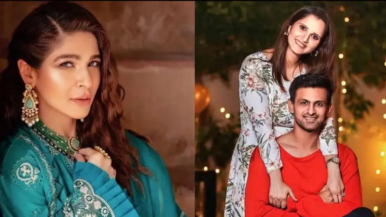 Ayesha Omar, Sania Mirza & Shoaib Malik