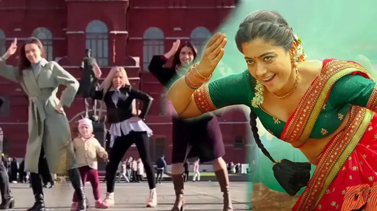 Cute Russian girl steals the show while family grooves Pushpa’s ‘Saami Saami’ song #Watch