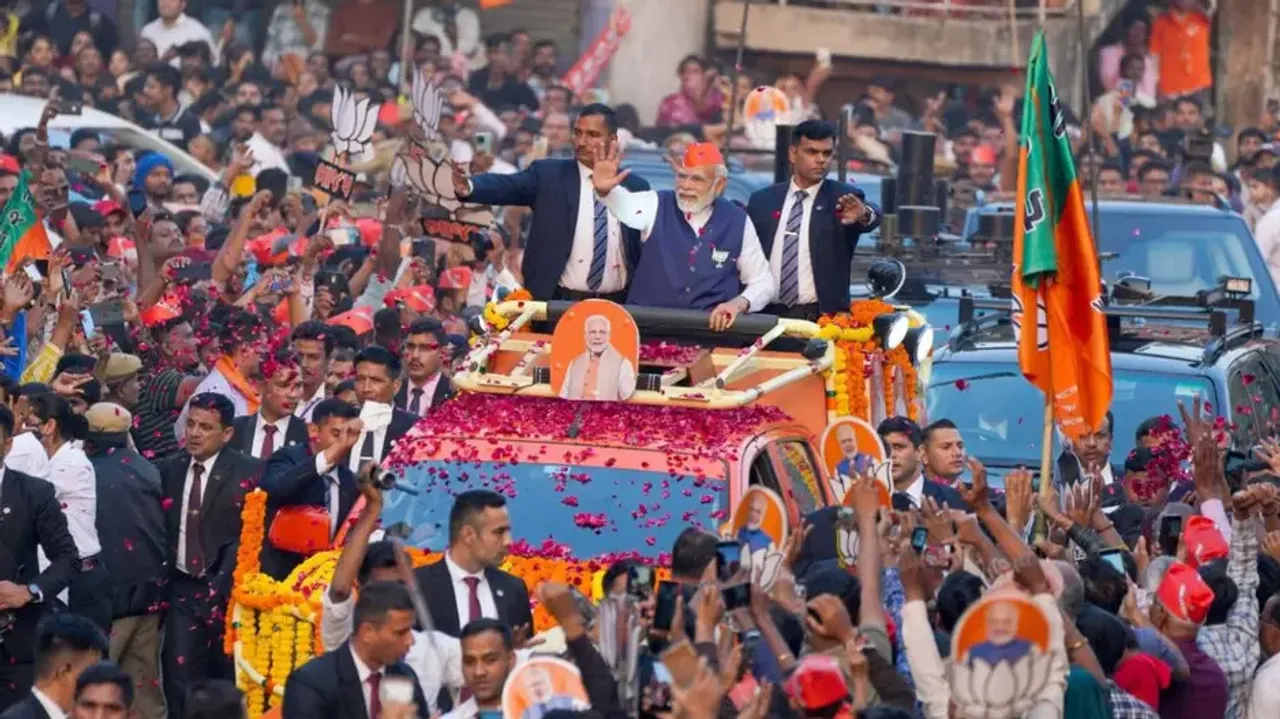 BJP set for historic seventh consecutive mandate in Gujarat