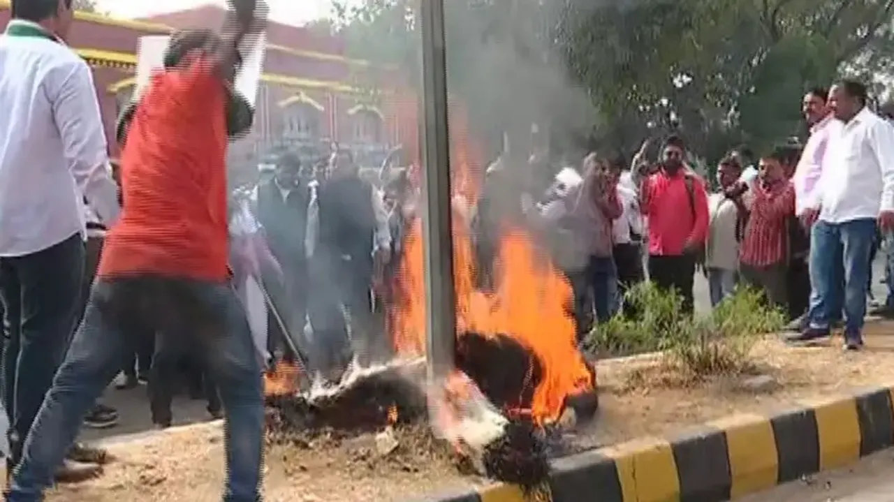 Lawyers protest in Sambalpur