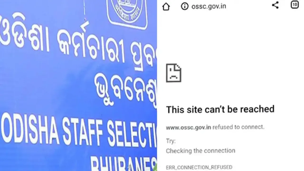 OSSC website is down, disruption leaves job aspirants in the lurch