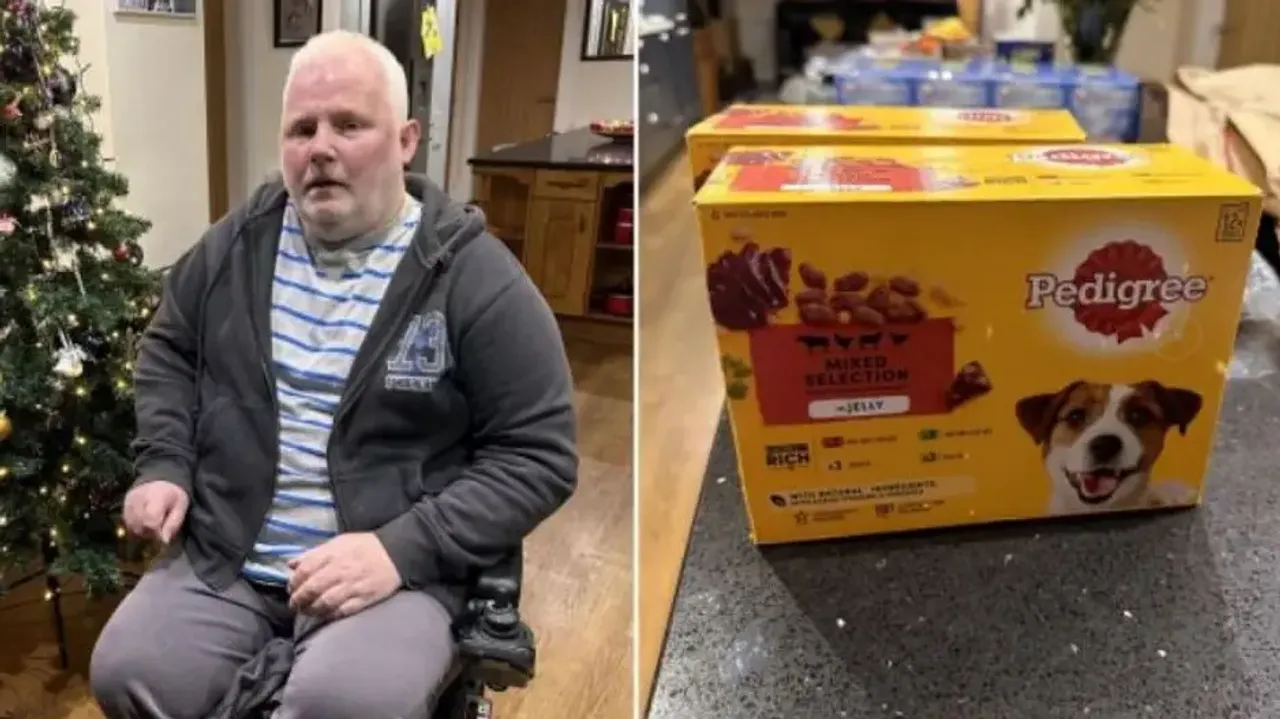 Alan Wood With Pedigree Dog Food