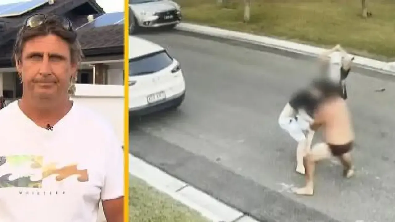 Man fights off armed robbers in Australia in his underpants, video goes viral