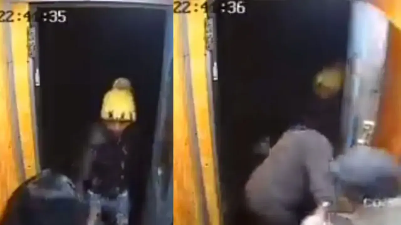 ‘Never stand near coach door before train stops at platform’, watch spine-chilling video