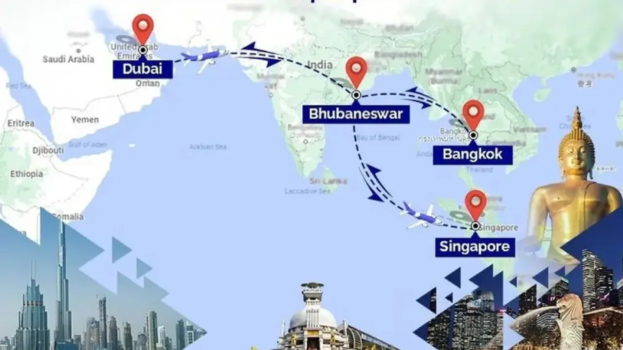 Bhubaneswar Dubai Bangkok Singapore Direct Flight
