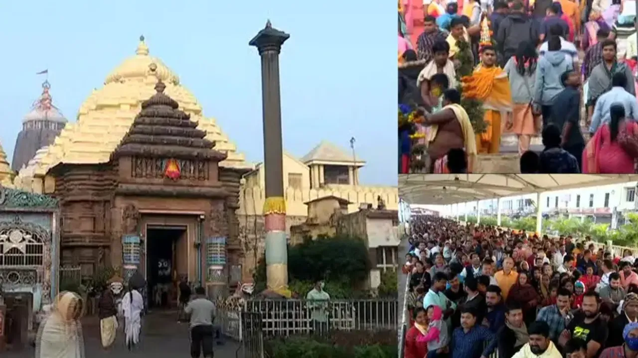 New Year rush in Puri: Security arrangements beefed up at Srimandir, sea beach